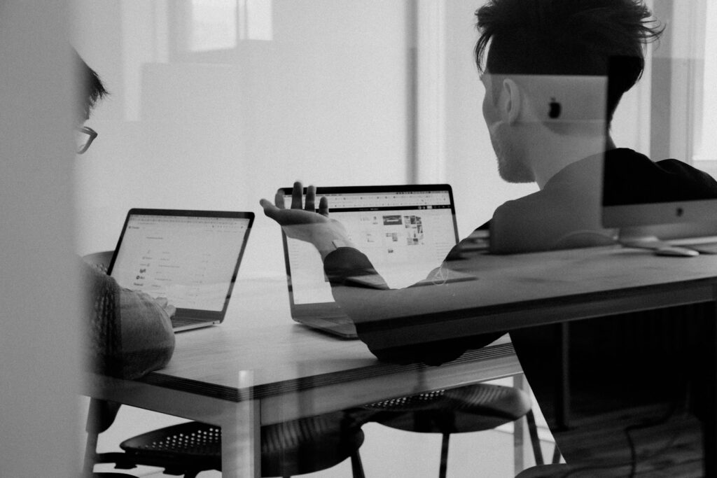 Selling on Etsy: How to Turn Crafts into Cash 1 man using MacBook